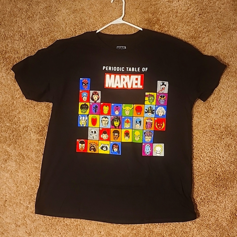 BLACK Marvel shirt